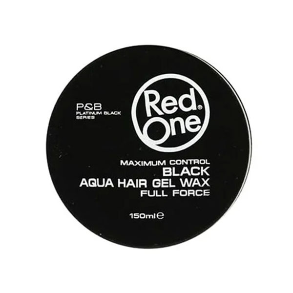 ژل واکس مو مشکی ردوان Red One Black Aqua Hair Gel Wax 150Ml