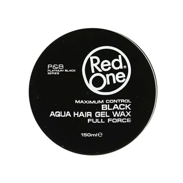 ژل واکس مو مشکی ردوان Red One Black Aqua Hair Gel Wax 150Ml